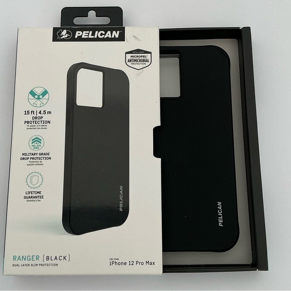 Pelican Black iPhone 12 Pro Max Protective Case